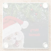 ヒスマス・ガラスメリーコースター ガラスコースター (裏面)