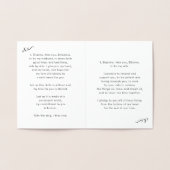 ヒス·アンド·ヘアーズの誓い 箔カード (内部)