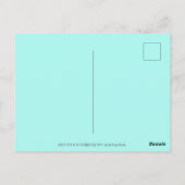 ヒス＆フィッツの猫が誕生日スーツでケーキとろうそくを飾る ポストカード (裏面)