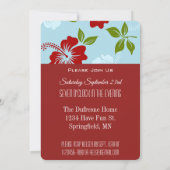 ヒス&ヘアーズバチェラー/バチェロレッテルアウ（ハワイ式宴会）招待状 招待状 (裏面)