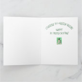 ヒス・N・フィッツ・キャットST.パトリックのデイカードラージ カード (内部)