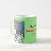 ヒスN'フィッツ先生のペットバレンタインキャットマグカップ コーヒーマグカップ (正面左)