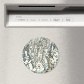 ヒスN'フィッツ猫パーティー磁石 マグネット (インサイチュ (食洗機))