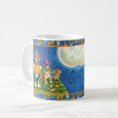 ヒスN'フィッツ猫、トリックまたは面白いハロウィーンを扱う コーヒーマグカップ (正面左)