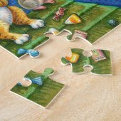 ヒスN'フィッツ猫、トリックまたは面白いハロウィーンを扱う ジグソーパズル (側面)