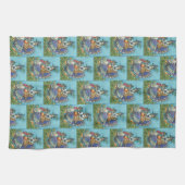 ヒスN FITZ CAT、感謝的な七面鳥キッチンタオル キッチンタオル (横)