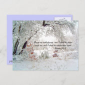 ヒソップで私を粛清して下さい、そうすれば私は清潔になります。洗う ポストカード (正面/裏面)