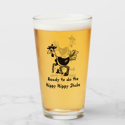 ヒッおもしろいピー·シェイク タンブラーグラス (ドリンク正面)