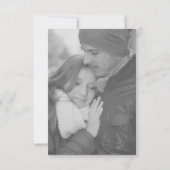 ヒッエレガントチおもしろいの白黒の写真を取得する セーブザデート (裏面)