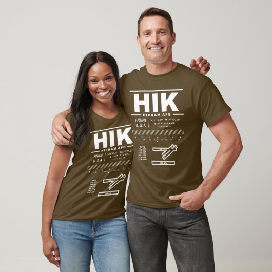 ヒッカムエアフォースベースHIK Tシャツ (ユニセックス)