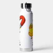 ヒック磁石名前をカスタムする ウォーターボトル (左面)