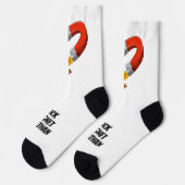 ヒック磁石名前をカスタムする ソックス (左)