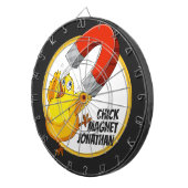 ヒック磁石名前をカスタムする ダーツボード (正面右)