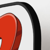 ヒック磁石名前をカスタムする ピックルボールラケット (左詳細)