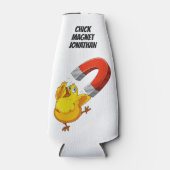 ヒック磁石名前をカスタムする ボトルクーラー (正面)