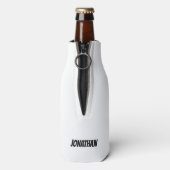 ヒック磁石名前をカスタムする ボトルクーラー (ボトル裏面)