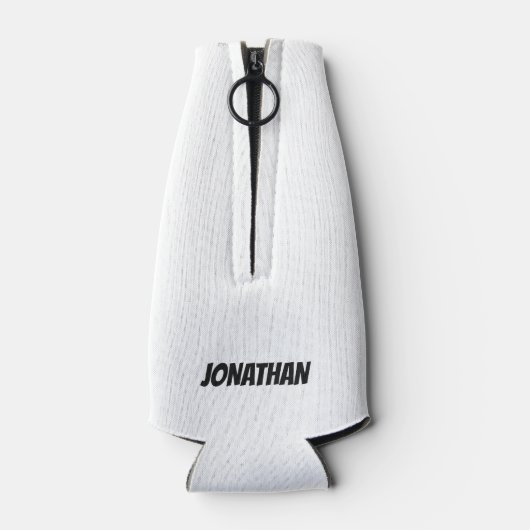 ヒック磁石名前をカスタムする ボトルクーラー (裏面)