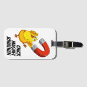 ヒック磁石名前をカスタムする ラゲッジタグ (正面横)