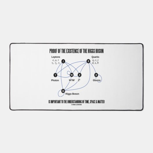 ヒッグス粒子の時間の存在の証明 デスクマット (正面)