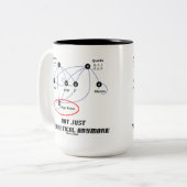 ヒッグス粒子はもはや理論だけではない ツートーンマグカップ (正面左)