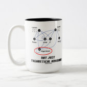 ヒッグス粒子はもはや理論だけではない ツートーンマグカップ (左)