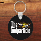 ヒッグス粒子ゴッドパーティクル – 物理おもしろいおたく キーホルダー (正面)