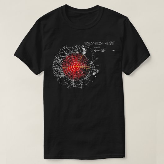 ヒッグス粒子物理学大学 Tシャツ (デザイン正面)