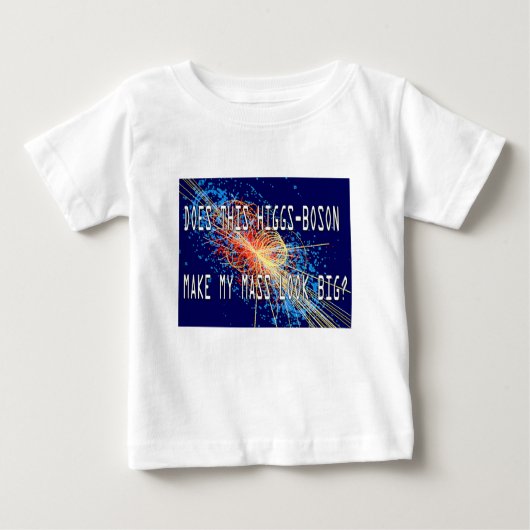 ヒッグス粒子質量 ベビーTシャツ (正面)