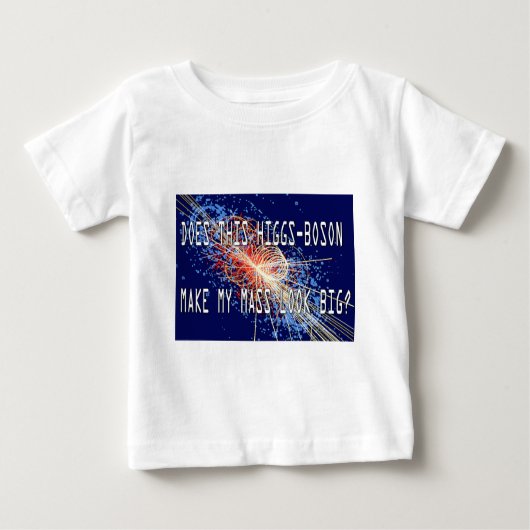 ヒッグス粒子質量 ベビーTシャツ (正面)