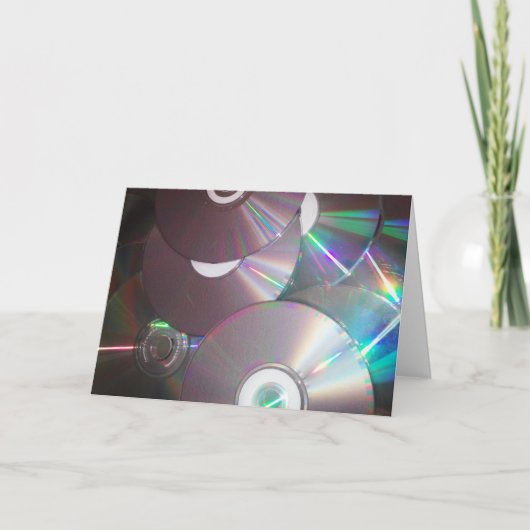 「ヒッコリーの煙で燻したハーモニー」誕生日カード カード (正面)