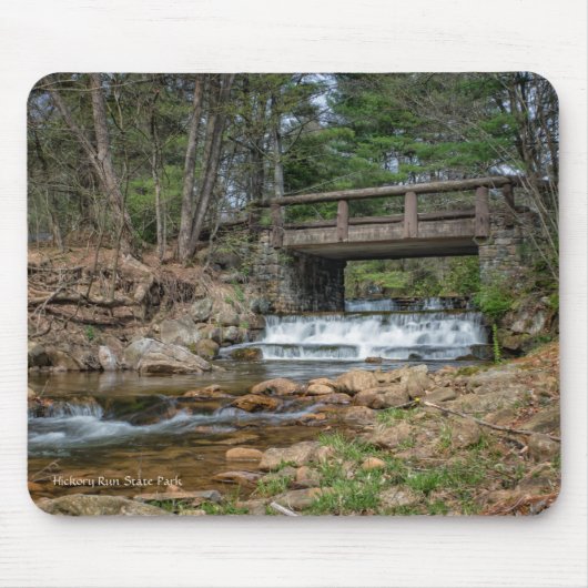 ヒッコリーの走橋 マウスパッド (正面)