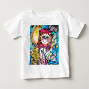 ヒッコリーのDickoryの波止場の童謡の時間 ベビーTシャツ