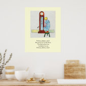 ヒッコリー波止場!マウスオ走ープング ポスター (キッチン)