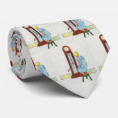 ヒッコリー、ディコリー、波止場マザーグース子供部屋韻 ネクタイ (ロール)