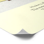 ヒッコリー、ディコリー、波止場マザーグース子供部屋韻 ポスター (角)