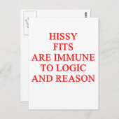 ヒッシリの発作 ポストカード (正面/裏面)