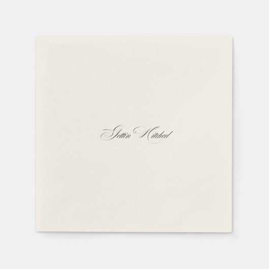 ヒッチカクテルナプキンの入手 スタンダードカクテルナプキン (正面)