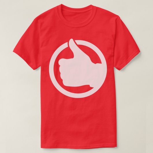 ヒッチカーガイドの親指 Tシャツ (デザイン正面)