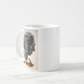 ヒッチコックのダブルイメージ コーヒーマグカップ (正面左)