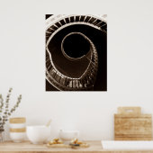 ヒッチコックスケーめまい渦ポスタースパイラルステアー ポスター (キッチン)