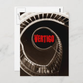 ヒッチコック – エスクのバーティゴ暗円形の階段吹抜け ポストカード (正面/裏面)