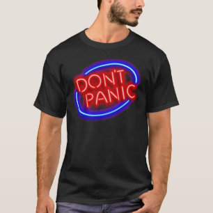 ヒッチハイカー&x27;sガイド – "Don&x27;tパニック&quo Tシャツ