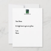 ヒッチハイキングフラットカード (裏面)