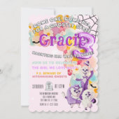 ヒッチハイキング幽霊誕生日 招待状 (正面)