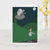 ヒッチハイク折りグリーティングカード カード (黄色い花)