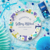 ヒッチングおもしろい馬術ブライダルシャワー ペーパープレート (パーティー)