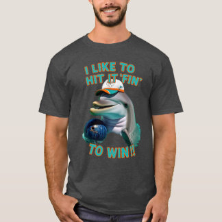 ヒットして勝つ Tシャツ