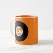 ヒットソングリング・オブ・ファイアはオールディーズにタイトルを付けます ツートーンマグカップ (正面左)