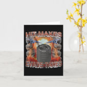 ヒットマックスウィリータックスジムおもしろいボディビルリフト カード (黄色い花)