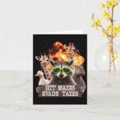 ヒットマックスウィリータックスジムおもしろいボディビルリフト カード (黄色い花)